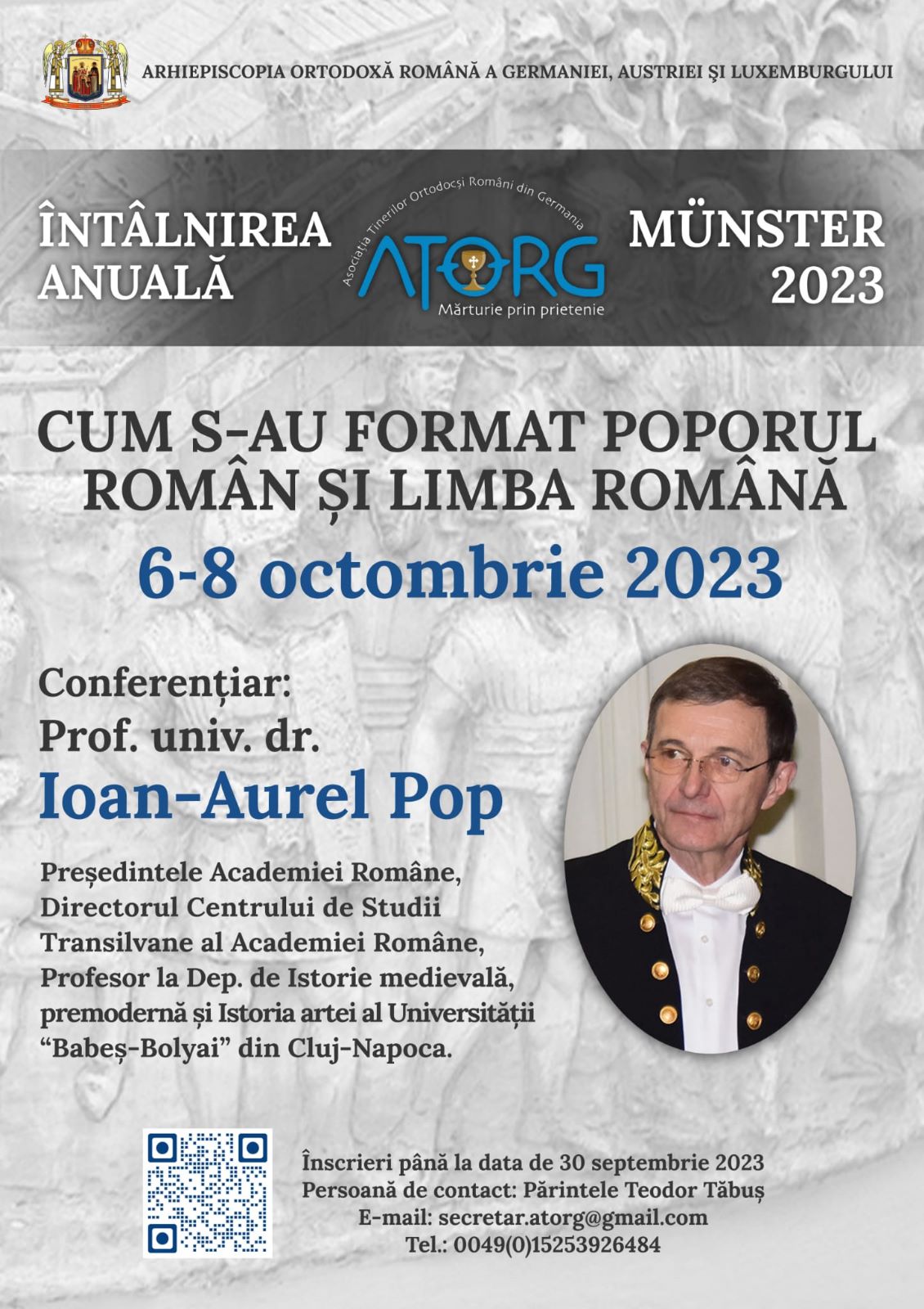 6-8 October 2023: Das jährliche Treffen des Verbandes der Rumänisch-Orthodoxen Jugend in Deutschland (ATORG) 